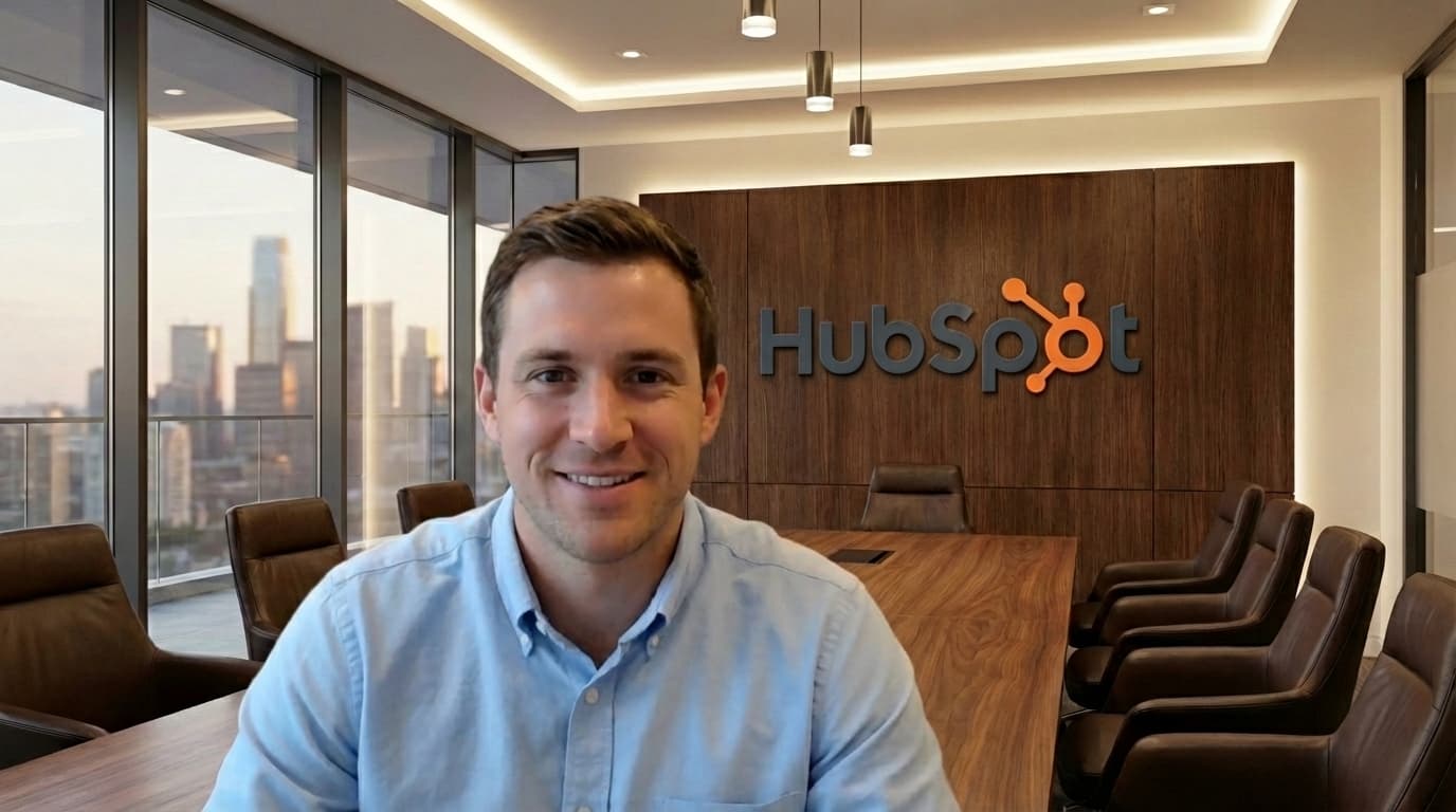 HubSpot branded background example - Executive Suite