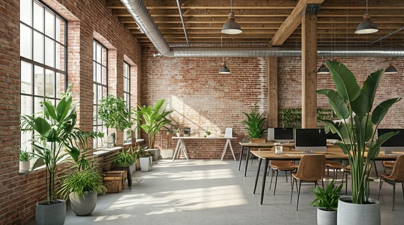 Urban Green Loft Workspace